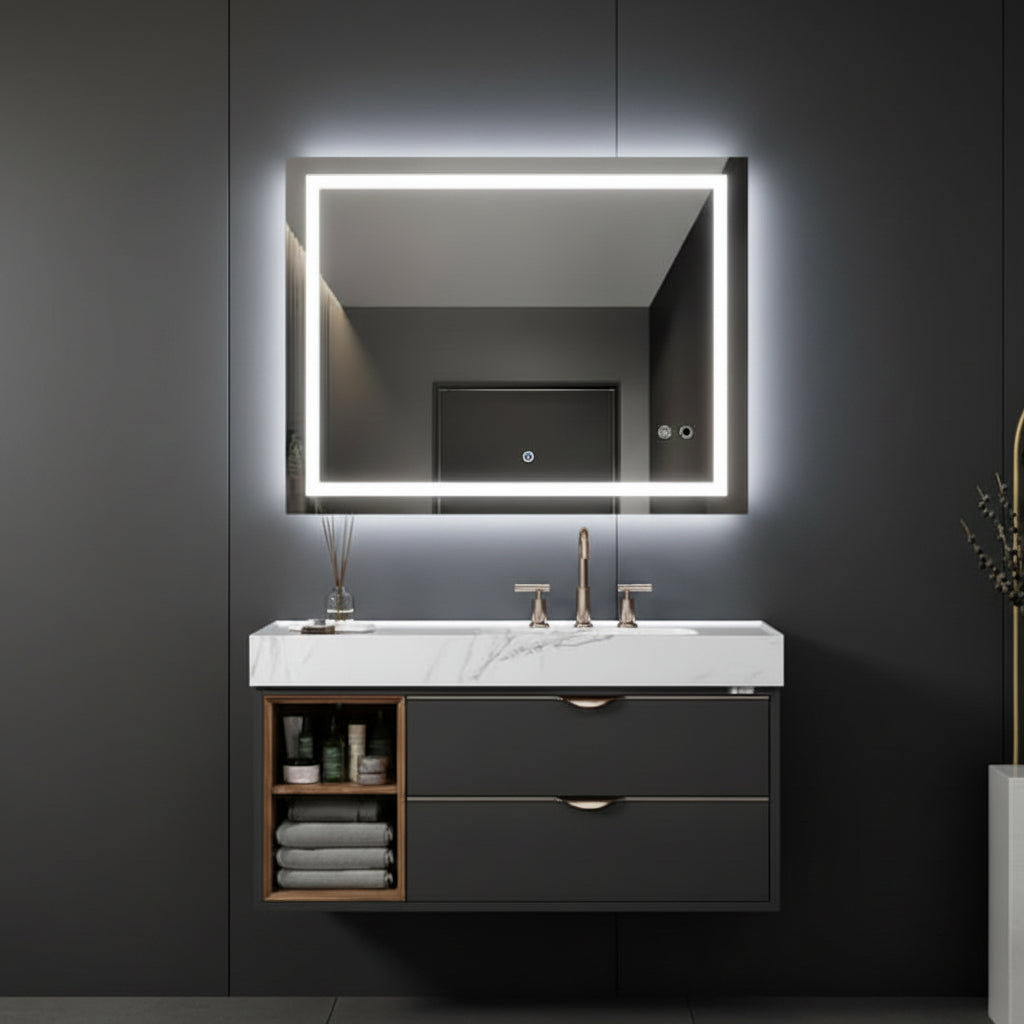 LED Lighting Bathroom Wall Mounted Mirror