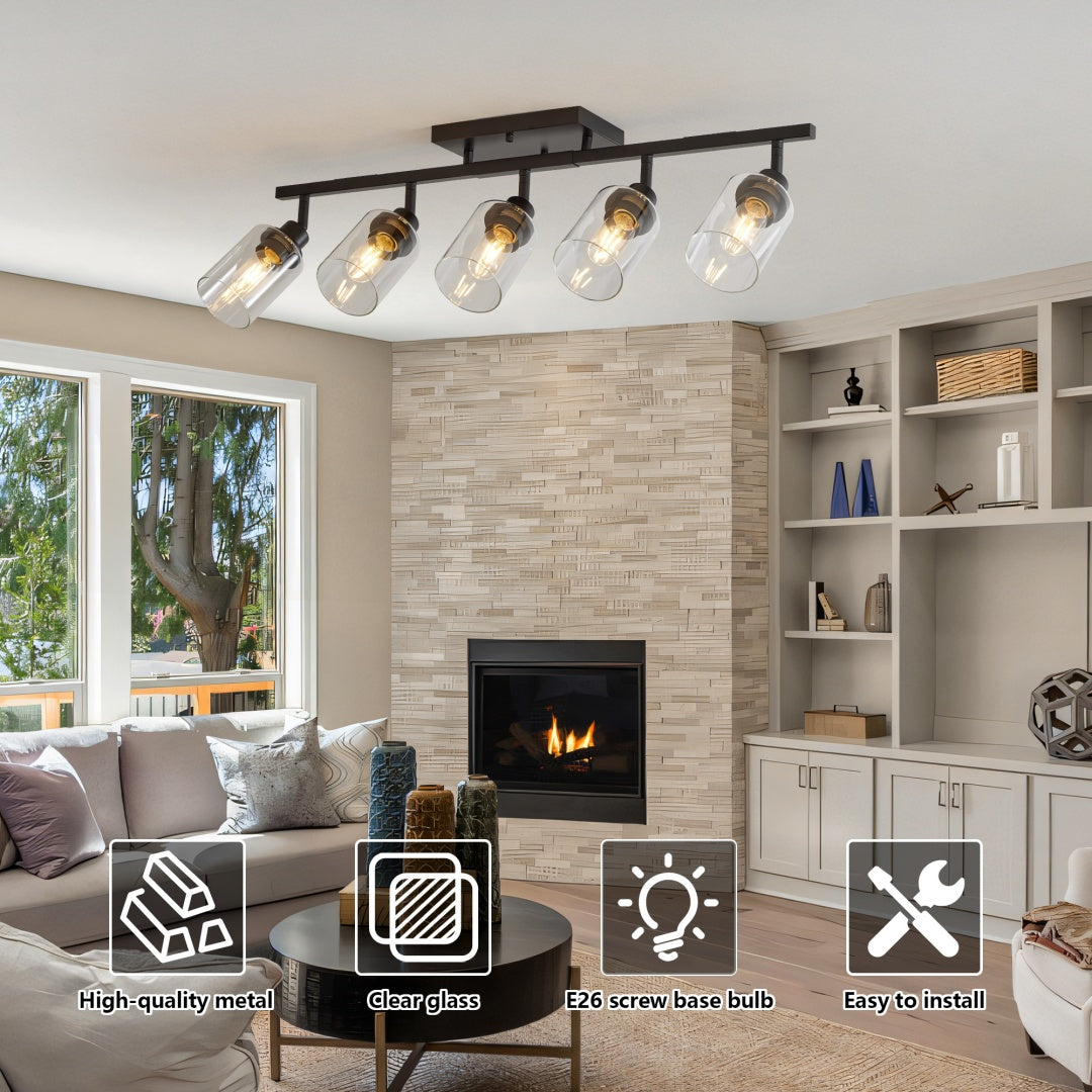modern farmhouse 5-lamp