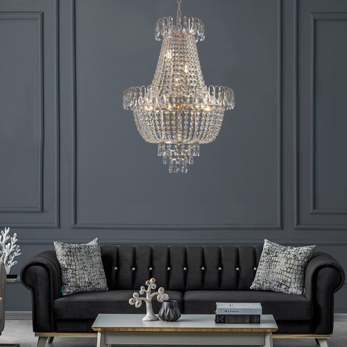 Modern Gold Crystal Chandelier for Living Room & Dining Room 🇺🇸